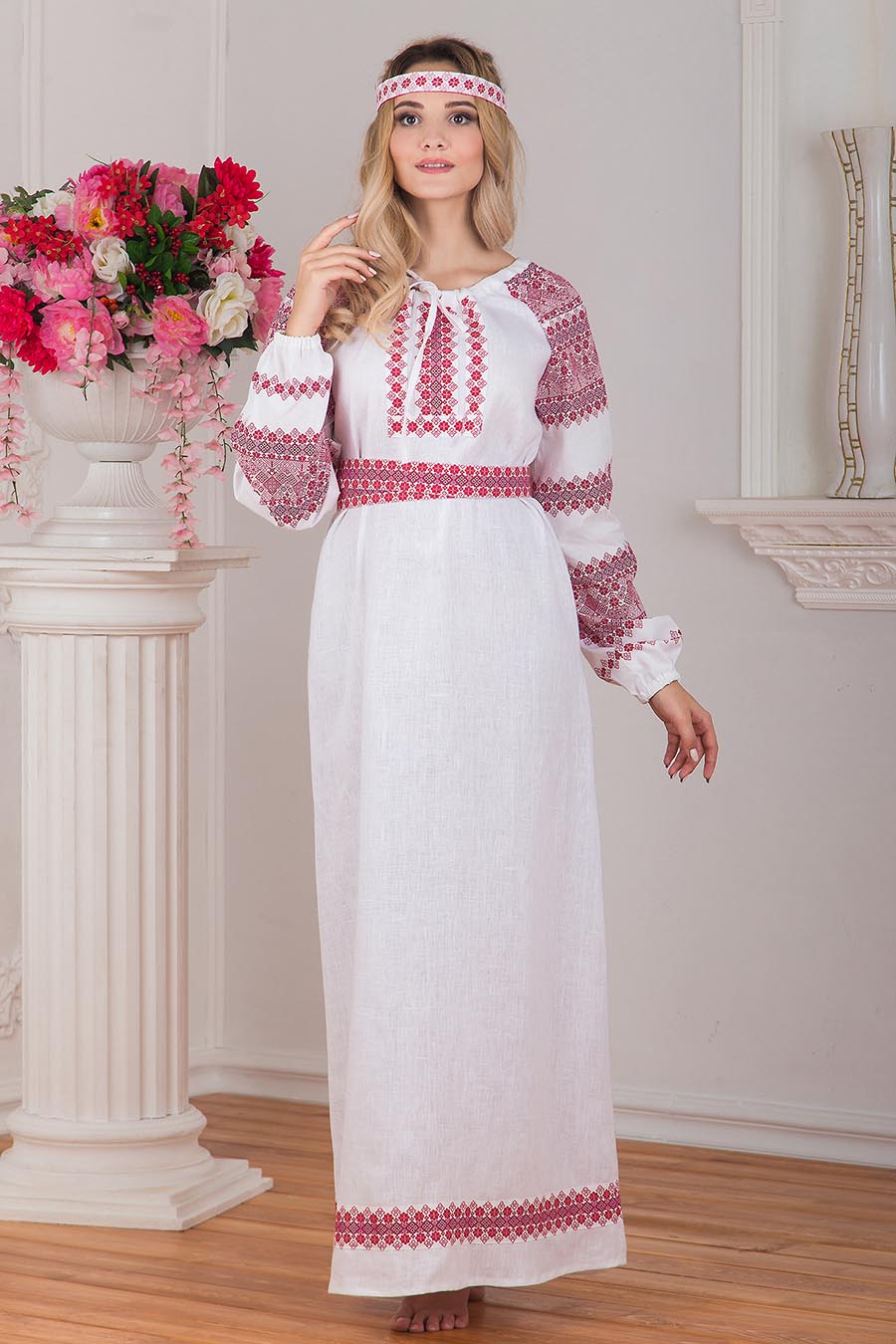 Women in Slavic costumes in Maseru