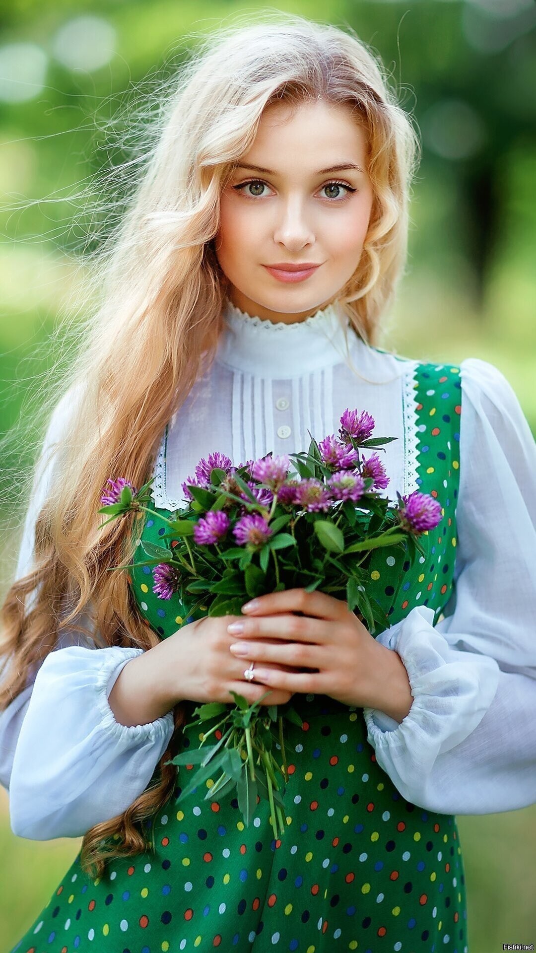 Girls in Slavic costumes in Maseru
