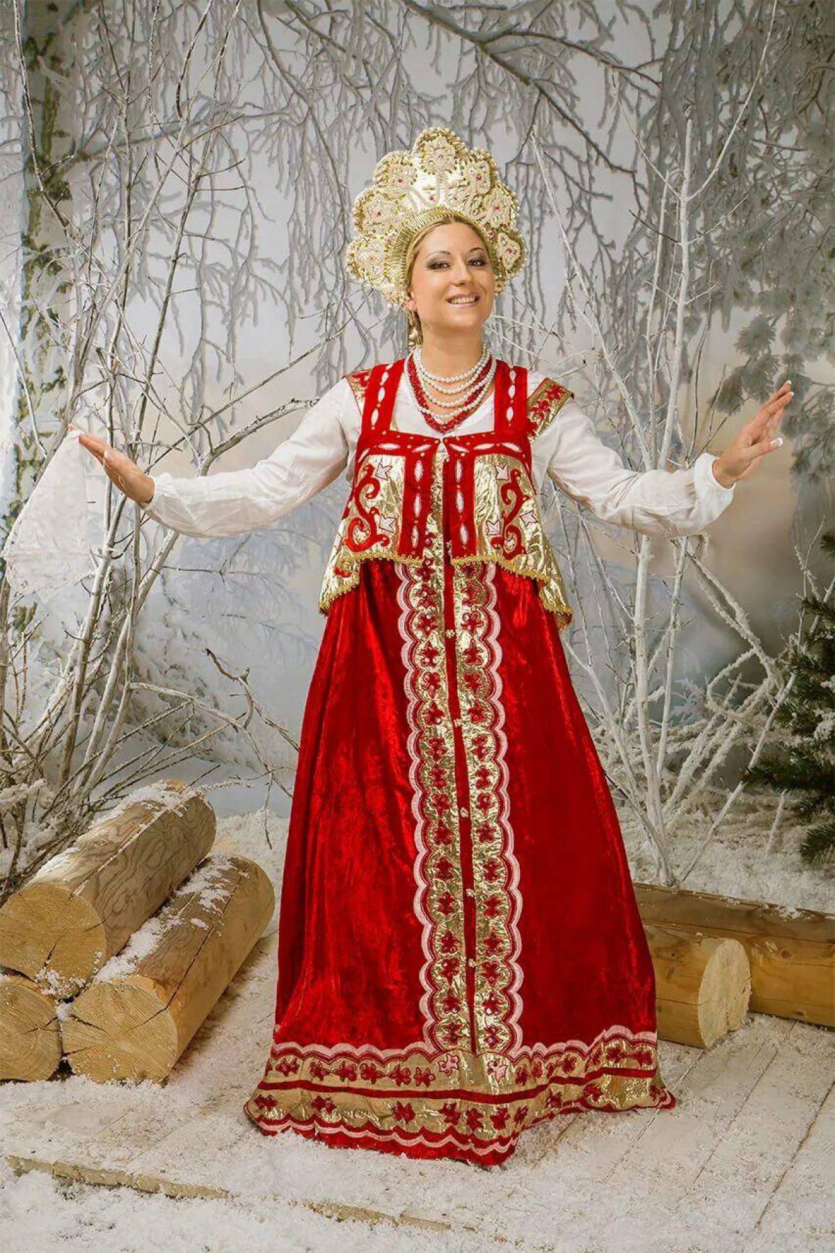 Girls in Slavic costumes in Maseru