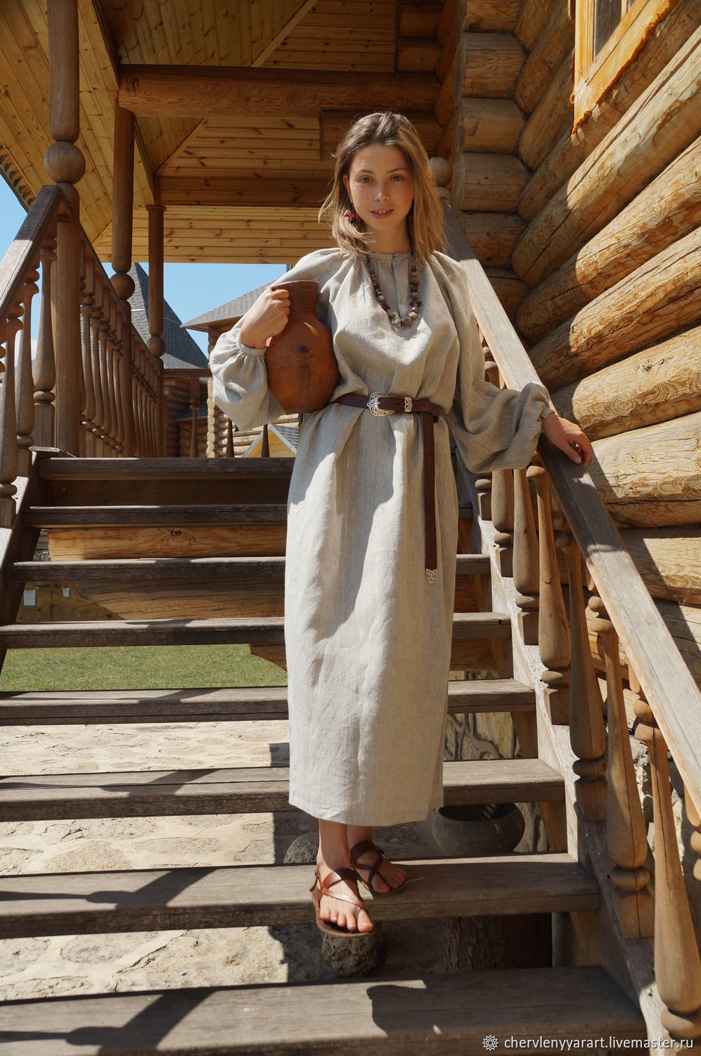 Girls in Slavic costumes in Maseru