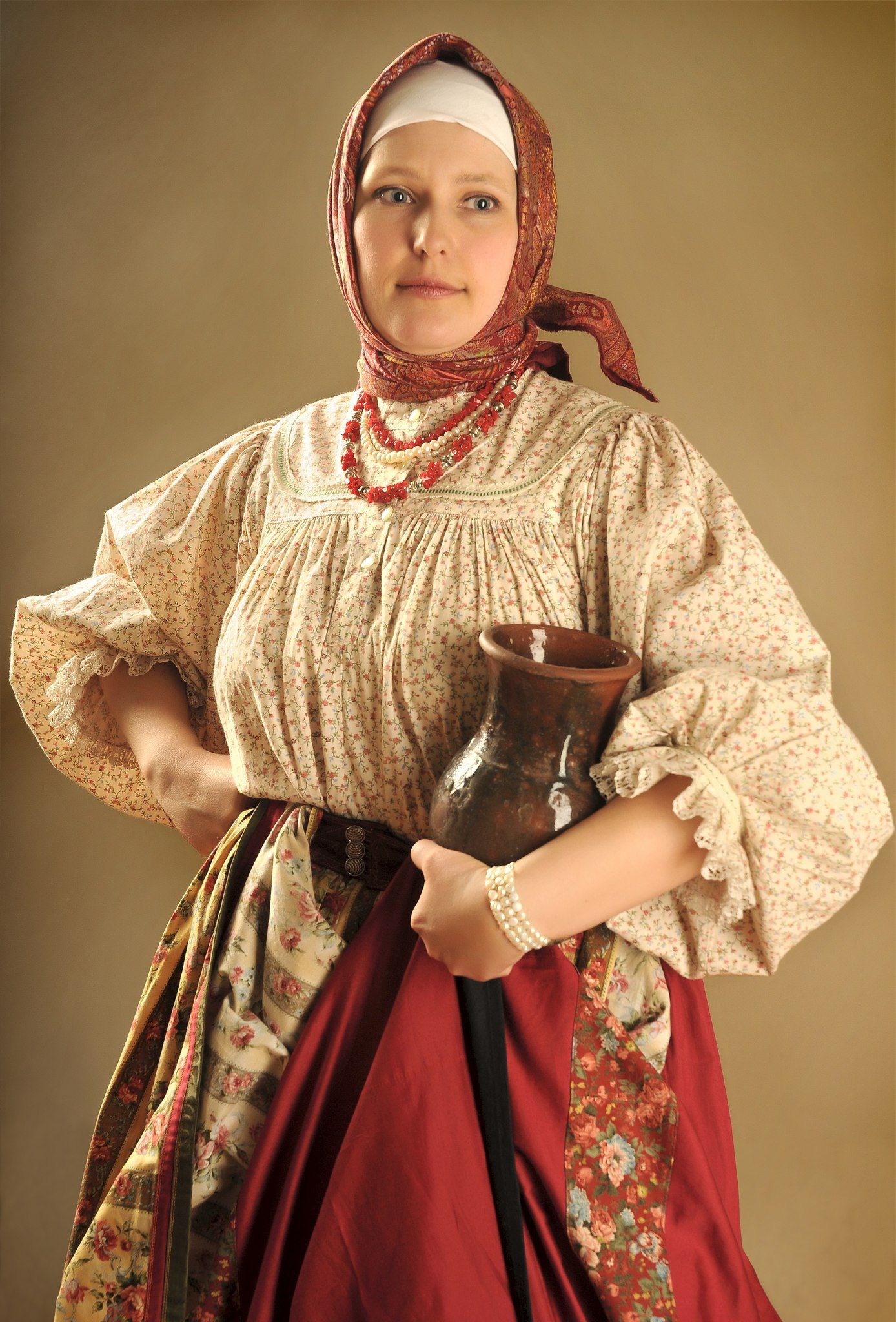 Girls in Slavic costumes in Maseru