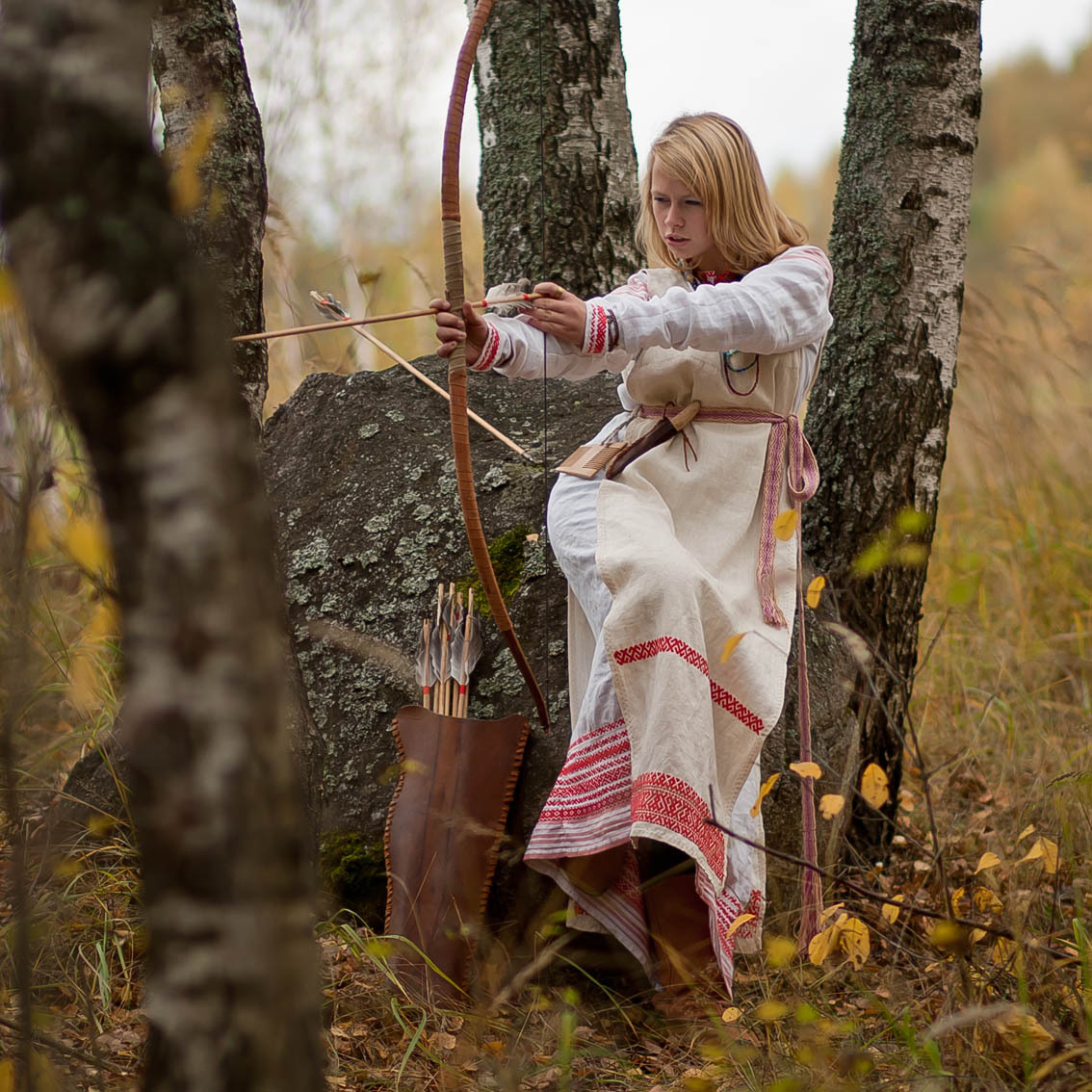 Sexy photo Girls in Slavic costumes in Maseru